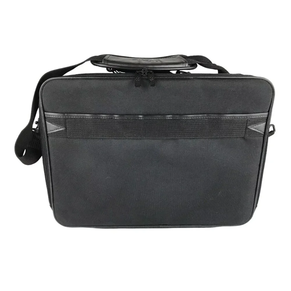 Dell Unisex‎ Black Padded Water Resistant Laptop Carrying Briefcase